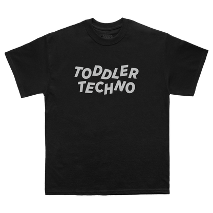 TODDLER TECHNO ADULT TEE - BLACK