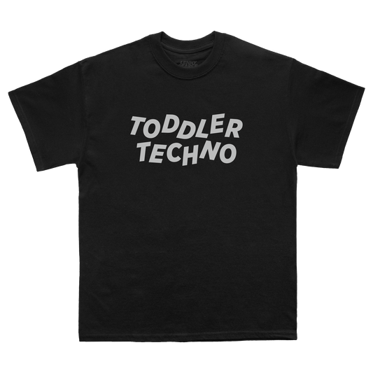 TODDLER TECHNO ADULT TEE - BLACK