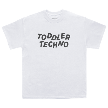 TODDLER TECHNO ADULT TEE - WHITE