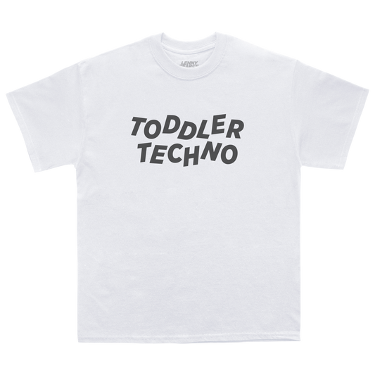 TODDLER TECHNO ADULT TEE - WHITE