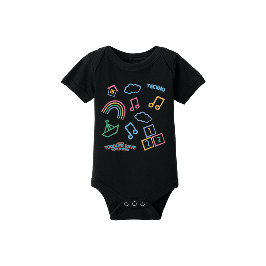SKETCHES ONESIE - BLACK